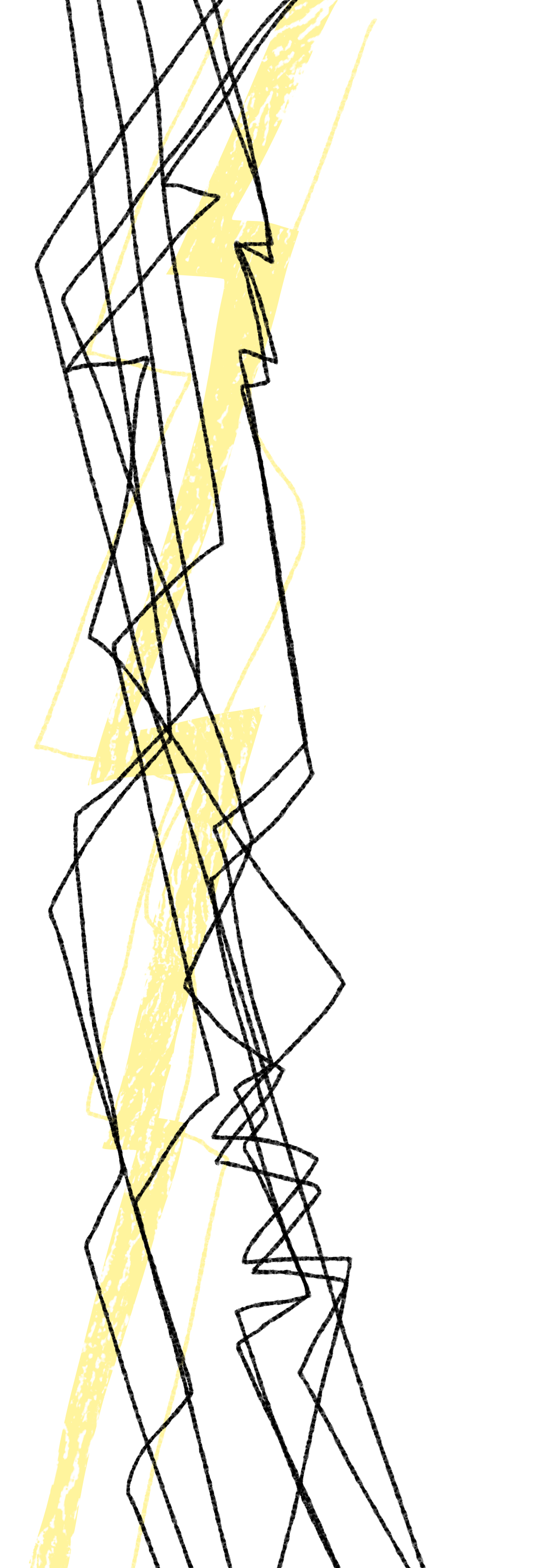 Illustration of jagged lines
