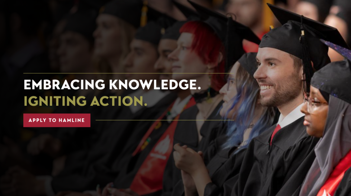 Hamline students preparing to change the world.